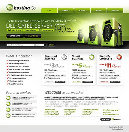 Allwebco Customize Page Site Template Web